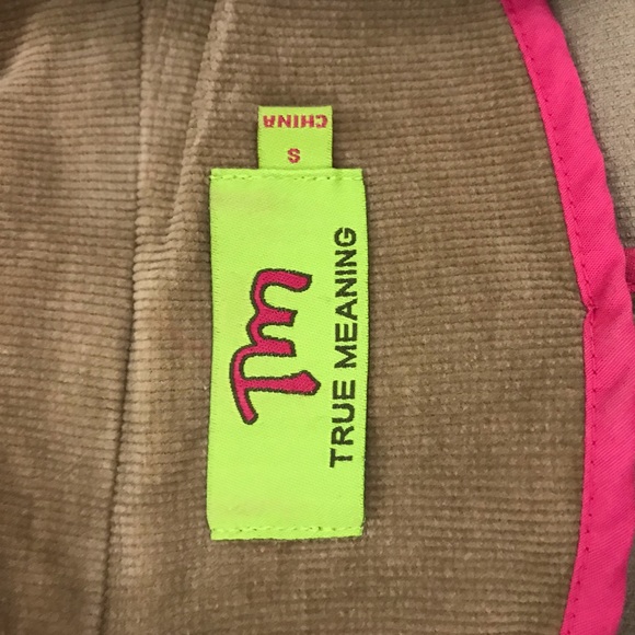 True Meaning fitted embroidered corduroy blazer - Picture 3 of 8